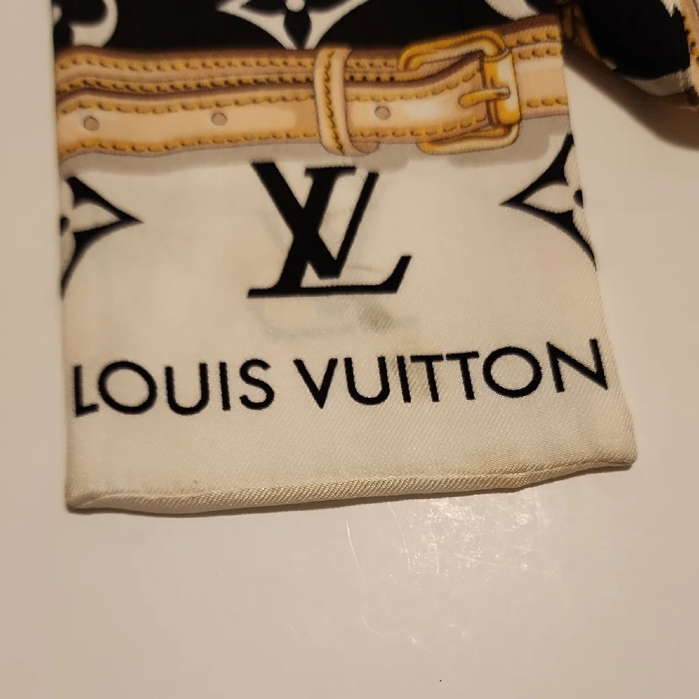 Louis Vuitton Monogram Silk Bandeau/Twilly - Picture 4 of 7